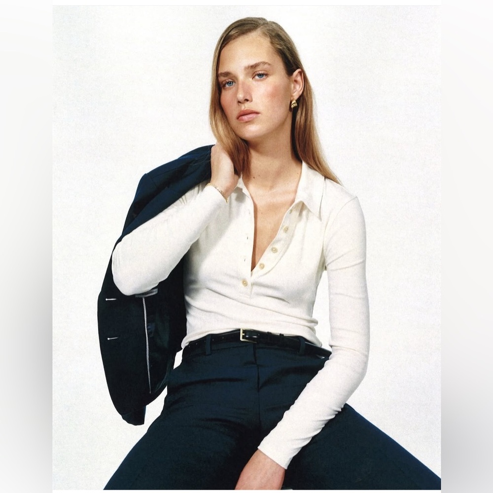 J.Crew Refined Rib Polo